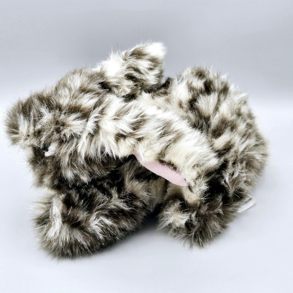 Bunny Rabbit Plush 8"  Realistic Fur Speckled Agouti Stuffed Animal Toy - Picture 2 of 6